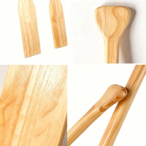 48 Inch Canoe Paddles, Pine Wood, Suitable for Kayaking/Fishing/Rowing/DIY Home Decoration Gifts （2 Pcs ） in Kuwait
