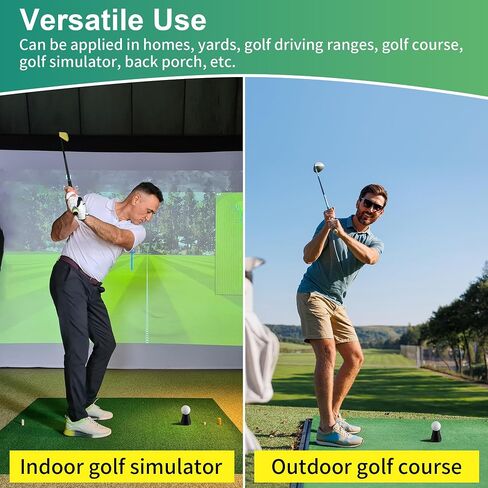 8 Pack ‌Simulator Golf Tees, TPU Unbreakable Material, Height from 1/4" to 2", Suitable for Indoor, Outdoor, Winter, Golf Mats, Turf and Driving Range in Saudi Arabia