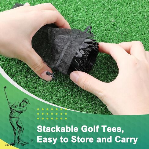 8 Pack ‌Simulator Golf Tees, TPU Unbreakable Material, Height from 1/4" to 2", Suitable for Indoor, Outdoor, Winter, Golf Mats, Turf and Driving Range in Saudi Arabia