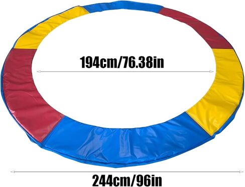 Trampoline Padding Replacement - Safety Padding Spring Cover - Dust-Proof Pad Waterproof Protector for Gym Extend The Lifespan Backyard Garden Outdoor Playground Weather Damage in Saudi Arabia
