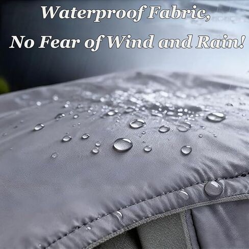 2026 Upgrade Waterproof Fleece Lined Hood,3-in-1 Hood Hat with Drawstring,Thermal Fleece Hoodie Mask,for Unisex in Kuwait