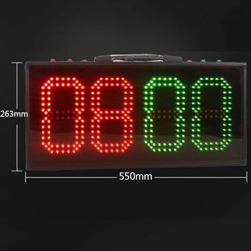 لوحة تبديل LED لكرة القدم، 8 بوصة 4 أرقام، عرض وقت إيقاف الإصابة في لعبة كرة القدم، لوحة النتائج in Kuwait