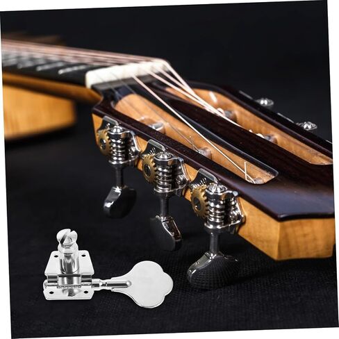 BESTonZON Bass Guitar Tuning Knobs Tuning Peg Handle and Easy to Install Replacement Parts for Bass Guitars Right Version in Saudi Arabia
