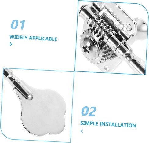 BESTonZON Bass Guitar Tuning Knobs Tuning Peg Handle and Easy to Install Replacement Parts for Bass Guitars Right Version in Saudi Arabia