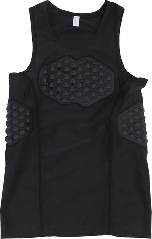 Pilipane Baseball Chest Protector Breathable Fast Drying EVA Shockproof Block Sport Sleeveless Protective Shirt for Softball Football in Saudi Arabia