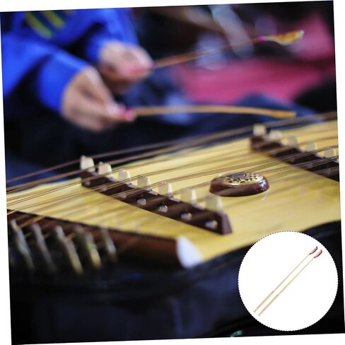 2Pcs Durable Dulcimer Strips with Ebony Tips Essential Yangqin Supplies for Musicians Antique Design Accessories for Dulcimer Players in Saudi Arabia
