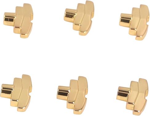 6PCS Guitar Tuning Peg Buttons Zinc Alloy T Shaped Tuner Heads Replacement Guitar Tuning Peg Tuners for Acoustic Electric Guitar(Gold) in Saudi Arabia