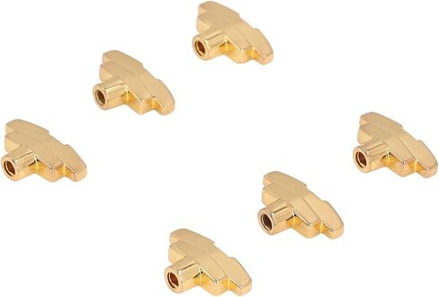 6PCS Guitar Tuning Peg Buttons Zinc Alloy T Shaped Tuner Heads Replacement Guitar Tuning Peg Tuners for Acoustic Electric Guitar(Gold) in Saudi Arabia
