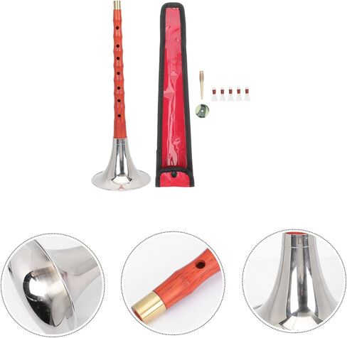 Kisangel 1set المهنية الصينية Suona أداة الرياح للمبتدئين أداة القصب خفيفة الوزن ومحمولة للممارسة والأداء in Saudi Arabia