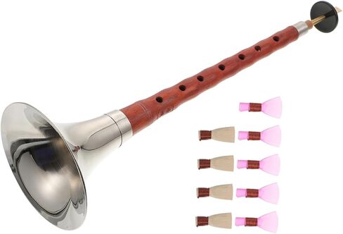 Kisangel 1Set Instrument for Beginners Ethnic C Key Wind Instrument with Reed for Musicians and Students Present for Music Lovers in Saudi Arabia