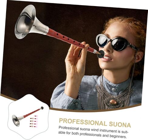 Kisangel 1Set Instrument for Beginners Ethnic C Key Wind Instrument with Reed for Musicians and Students Present for Music Lovers in Saudi Arabia