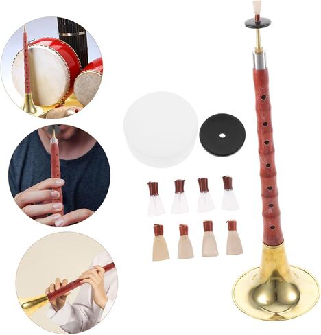 Kisangel 1Set Instrument for Beginners Ethnic C Key Wind Instrument with Reed for Musicians and Students Present for Music Lovers in Saudi Arabia