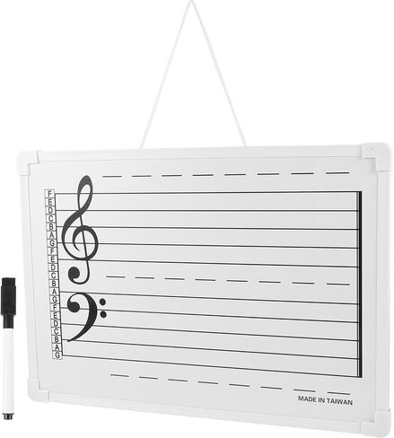 Erasable Music Staff Whiteboard for Boys and Girls Dry Erase Board Notes Teaching Practice Board in Saudi Arabia