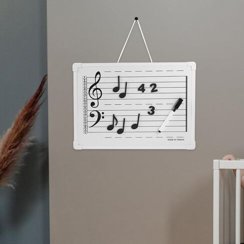 Erasable Music Staff Whiteboard for Boys and Girls Dry Erase Board Notes Teaching Practice Board in Saudi Arabia