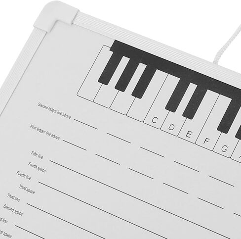 Erasable Music Staff Whiteboard for Boys and Girls Dry Erase Board Notes Teaching Practice Board in Saudi Arabia