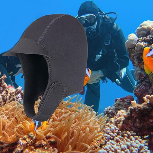 الغوص هود كاب 2 مللي متر النيوبرين الغوص بذلة هود تمتد مقاوم للماء قبعة السباحة هود الحراري للإبحار التجديف تصفح تجمع in Kuwait