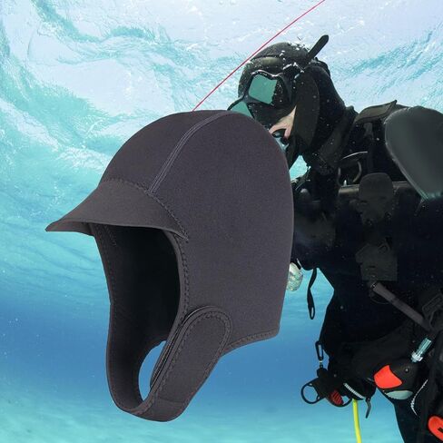 الغوص هود كاب 2 مللي متر النيوبرين الغوص بذلة هود تمتد مقاوم للماء قبعة السباحة هود الحراري للإبحار التجديف تصفح تجمع in Kuwait