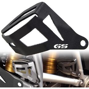 WWB For BMW R 1200 1250 GS ADV GS LC Motorcycle Rear Brake Pump Fluid Tank Oil Cup Reservoir Guard Cover Protector R1200GS R1250GS, black