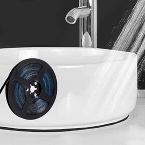 شريط السد المقاوم للماء، شريط السد ذاتي اللصق، لسطح المطبخ في الحمام، حافة جدار الزاوية باللون الأبيض in Kuwait