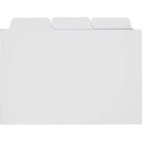 Advantus Cropper Hopper Photo Case Refill Cards 12/Pkg, 4"X6",White