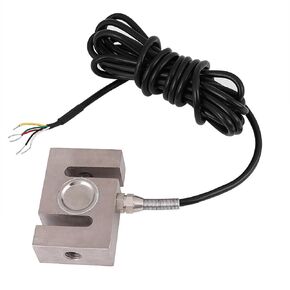 S Type Pressure Sensor, Portable S Type Beam Load Cell Scale Sensor Weighting Sensor 500kg for Hopper Weight High Pressure Tension Weighing