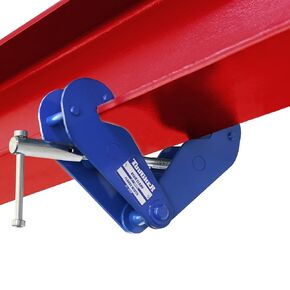 TOUGHER Beam Clamp, 6600lbs/3ton Capacity I Beam Lifting Clamp 3.1-12.6Inch Opening Flange Width Range Beam Clamp for Lifting Rigging