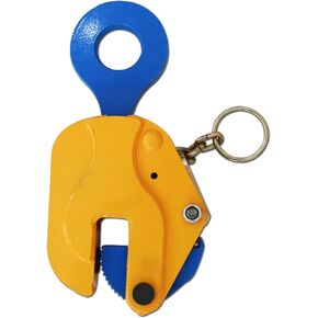 Vertical Plate Clamp lifting clamps 2200Lbs Load Capacity Lifting Clamp 1T Heavy Duty Plate Clamp for Lifting and Transporting lifting and transporting steel plates 【1ton】
