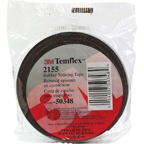 3M Safety 3M 2155 شريط لاصق مطاطي، 3/4 بوصة × 22 قدم، أسود in Kuwait