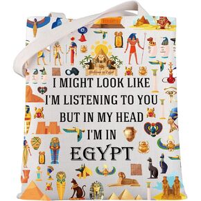 WSNANG Egypt حقيبة سفر للأهرامات المصرية حقيبة كتف للسفر مصر القديمة حقيبة موضوع مصر هدية ترحيب لمحبي مصر
