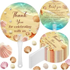 CroBlissful 100 Pcs Wedding Hand Plastic Fans Bulk Handheld Wedding Favor Fans for Guests Thank You for Celebrating with Us Greenery Fan with Handle for Ceremony Bridal Shower Party(Leaf)