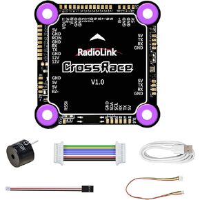 Radiolink CrossRace APM Flight Controller Stack OSD Integrated for DJI HD VTX System for RC Drone 90A 4in1 ESC for Racing Drone 37 * 37