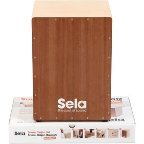 Sela SE 018 Snare Cajon Kit Medium with Instructions and Audio CD, (SE018)