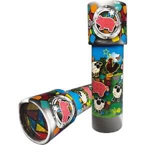 Kaleidomagic - Farm Animals from Deluxebase. Educational Cardboard Kaleidoscope Toy for Boys and Girls. Colourful Party Bag Filler for Kids.