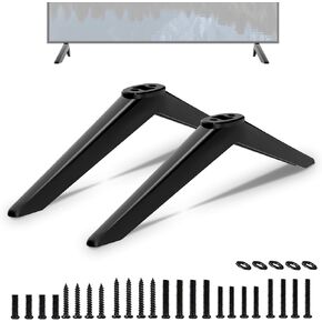 Dinghosen TV Leg Stand for Onn TV Legs, Only for Onn 100012585 100012586 100018254 100012584, for 42" 43" 50" 55" Onn Roku TV Stand Legs with Screws Set, Easy to Install