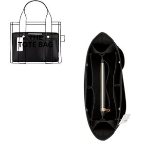 ZTUJO Purse Organizer Insert For Handbags, Silky Bag Organizer With 2 Zippers For Speedy Neverful Tote and More (Beige, XX-Large)