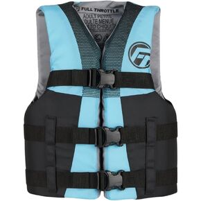 Full Throttle Teen Nylon Life Jacket, Grey
