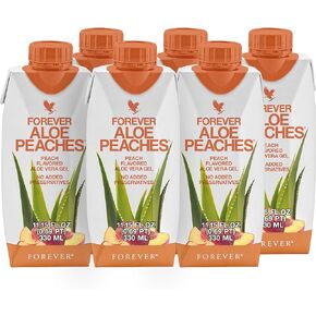 Forever Aloe Peaches® Minis - Peach Flavored - Pack of 6