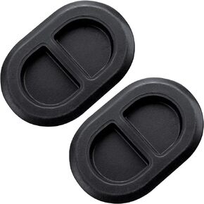 PAGOW 4pcs Car Floor Pan Drain Plug for Wrangler JK JKU JL 2007-2021, and 2020 Gladiator JT 68194821AA Rubber Body Plug(Black)