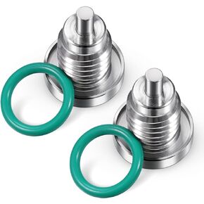 2PCS Magnetic Outdrive Gear Case Drain Plug, Screw with Gasket Replace 22-8M0058389, Lower Unit Gear Lube Drain Fill Hole Screw and Seal for Mercruiser Mercury Johnson…