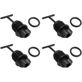 Drain Plug and O-Ring for Yamaha Wave Runner FX Cruiser GP SUV VXR Venture Blaster Jammer Raider XLT XL 500 650 700 760 800 1100 1200 1300 Replace EU0-62282-00-00 EU0622820000, 4 Pcs