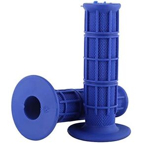 Rubber Motorcycle Grips, 22mm 7/8" Scooter Grips Handlebar Hand Grips with 4 Colors for Most Motorcycle, Dirt Bike, Pit Bike Handlebar, 1 Pair