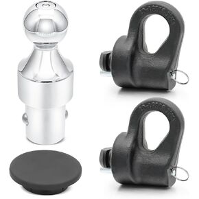 YITHSWAY 60638 Puck System Gooseneck Hitch Kit Compatible with 2013-2023 Dodge RAM 2500, 2013-2023 Dodge RAM 3500 Gooseneck Towing Kit for Truck Bed, 38,000 lbs. GTW, 2-5/16-Inch Ball, Pucks Required