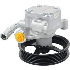 TEKKOAUTO Power Steering Pump with Pulley Replacement for Buick Enclave Chevy Traverse GMC Acadia Pontiac Saturn Vue 3.6L 25803117 25964298 20954812 20976855 25775403 96-2403