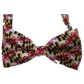 Maryland Flag Bow Tie