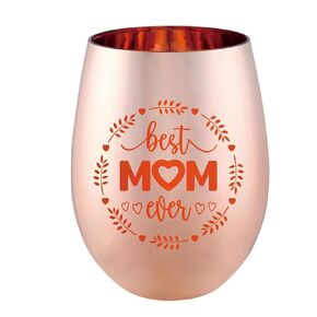 Best Mom Ever Wine Glass - Unique Gifts for Mom From Daughter, Son - Fun Mothers Day Birthday Gift Ideas for Mom - Fun Novelty Wine Gifts