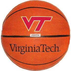 8 Inch VT Basketball Polytechnic Institute and State University VT Hokies Logo Removable Wall Decal Sticker Art NCAA Home Room Decor 8 by 8 Inches