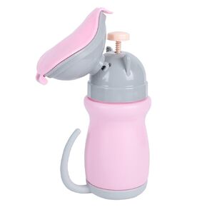 Kisangel Elephant Bottle Pee and Kid Toddlers Potty for Girl Beach Pink Training Park Travel Toilet Jar Cup Practical Urination Portable Child Pink， Car Lovely