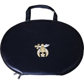 Masonic Shriner Chain Collar Case Soft Padded Lining with Hand Made Logo