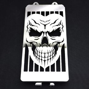 Skull Radiator Cover Grill Grille Shrouds Cooler Protector For Honda VTX 1300 C VTX1300R VTX1300S VTX1300T 2003-2009
