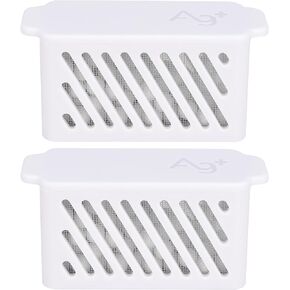 Silver Ion Module Replacement Parts for Roborock S7maxv Ultra / S7 Pro Ultra/Q Revo / S8 / S8 Pro Ultra / S8+ / S8 Plus Vacuum Cleaner Accessories （2 Pack)